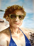Μίκα, Υδατογραφία 22x18 cm